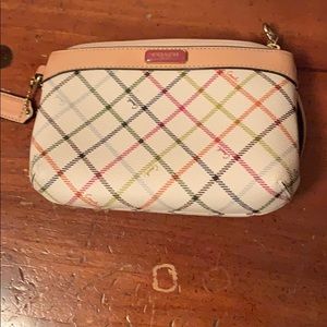 Coach Tartan Wristlet